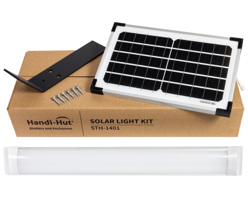 Handi-Hut Announces the introduction of a new low cost Solar Powered Outdoor Shelter Light Kit only $550