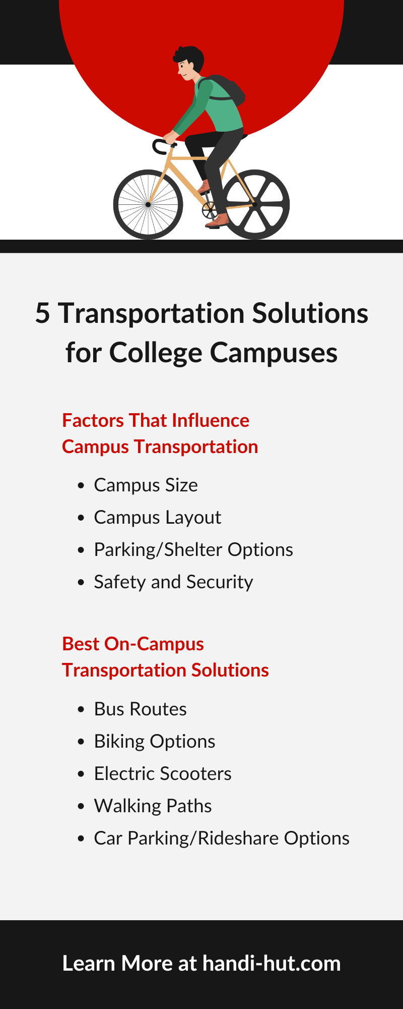 5 Transportation Solutions for College Campuses